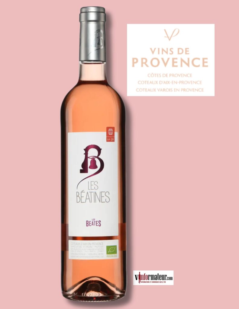Domaine Les Béates, Les Béatines, Côteaux d’Aix-en-Provence, vin bio, 2025 bouteille