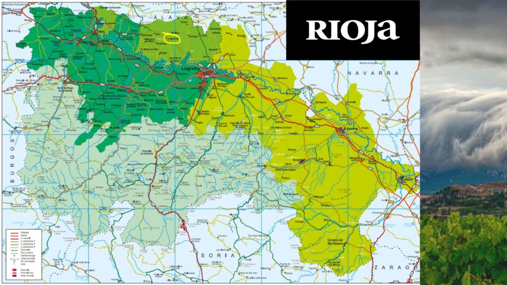 Carte viticole: Rioja DOCa