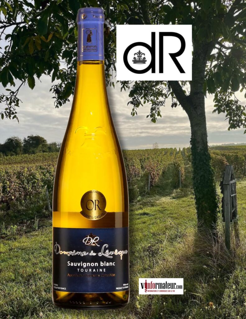 Sauvignon blanc, Domaine de Lévêque, France, Val de Loire, Touraine, vin blanc, 2024 bouteille