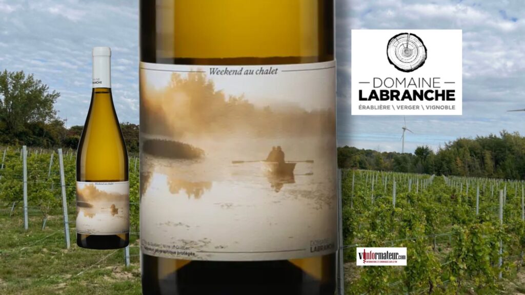 Domaine Labranche Riesling Week-end au Chalet 2024 : un superbe Riesling bio du Québec