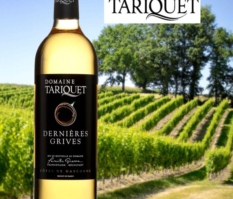 Un liquoreux tout en équilibre et en fraîcheur! Dernières Grives, Domaine Tariquet, 2018.