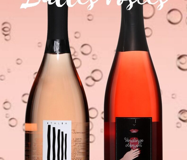 Des bulles rosées!