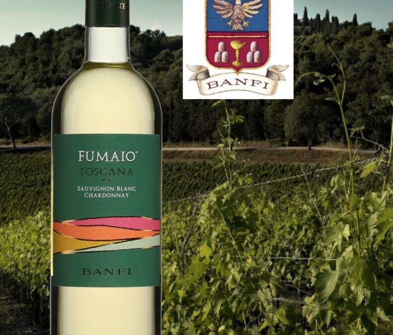 Délicieux assemblage de Chardonnay et de Sauvignon blanc. Fumaio, Banfi, 2021.