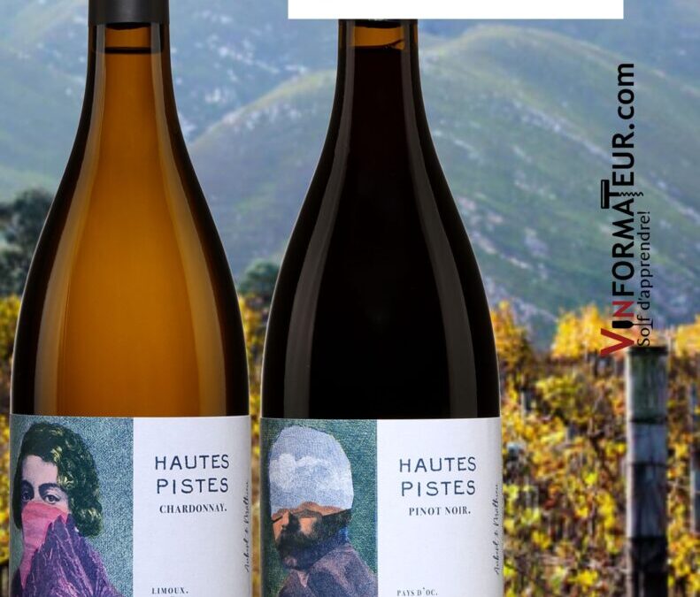 Deux vins surprenants du Languedoc! Aubert & Mathieu, Hautes Pistes, Chardonnay et Pinot Noir 2021.