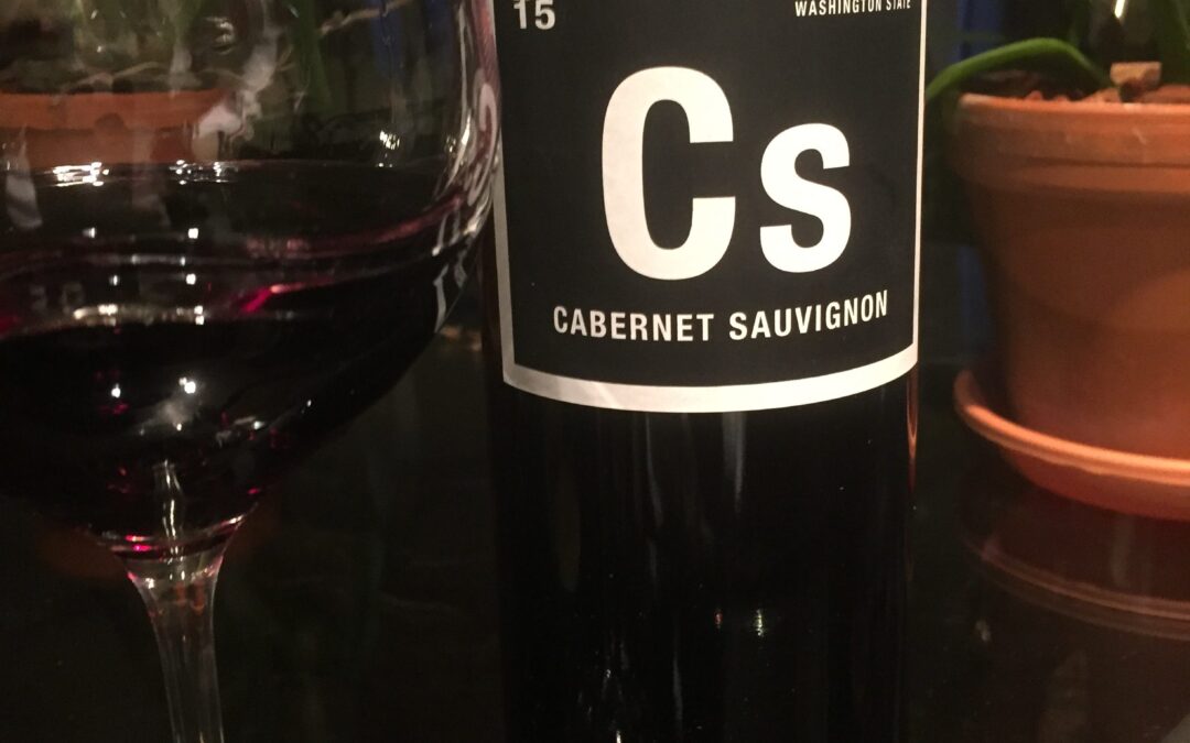 Wines of substance, CS, 2015, États-Unis, Washington, $19.80, code SAQ : 12670378