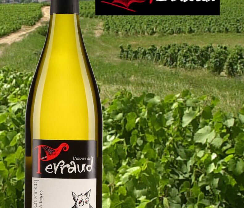 Croquant et frais ce vin blanc de Mâcon Villages du Domaine Perraud.