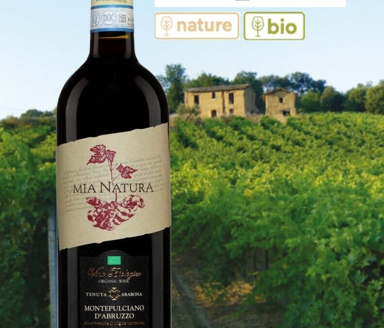Un Montepulciano d’Abruzzo bio et nature! Mia Natura 2020.