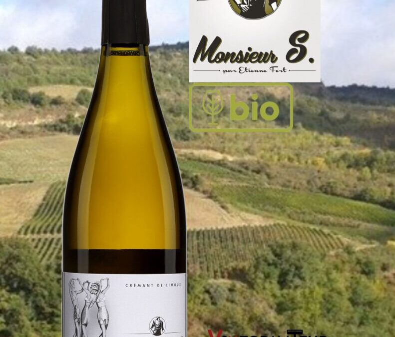 Coup de Coeur! Monsieur S. Crémant de Limoux bio, Brut Nature.