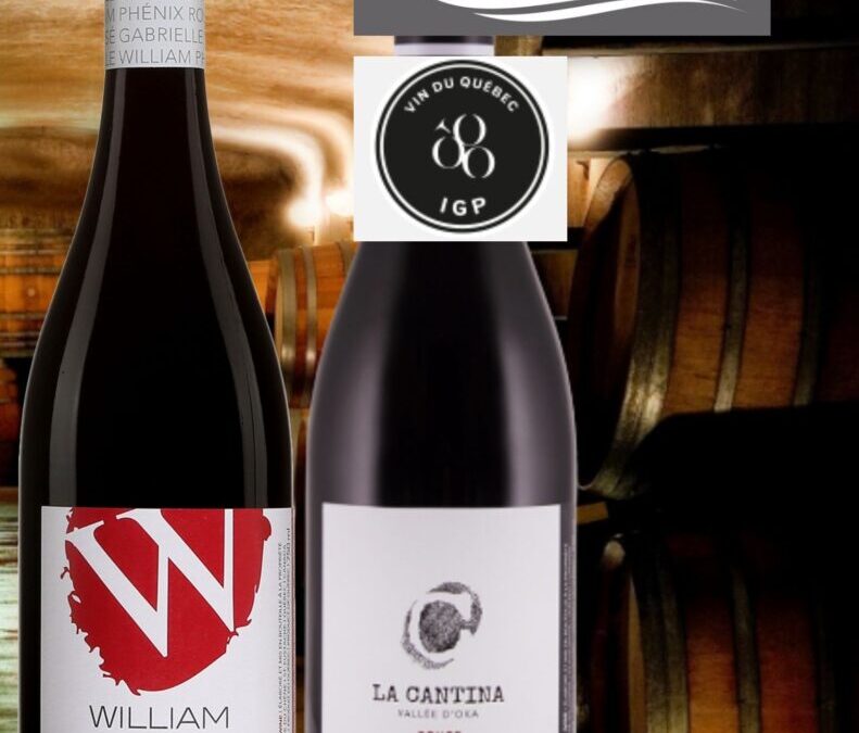 Pourquoi ne pas fêter notre Fête Nationale avec des vins du vignoble Rivière du Chêne! William et La Cantina 2021!