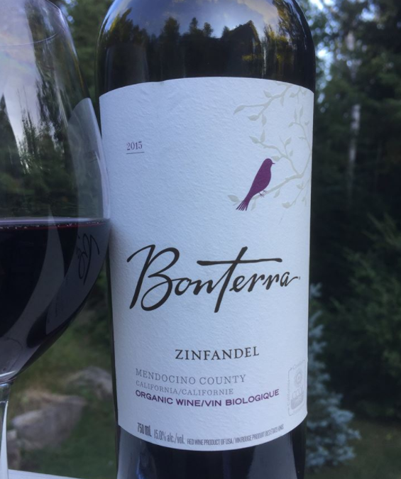 Un beau Zinfandel! Le Bonterra