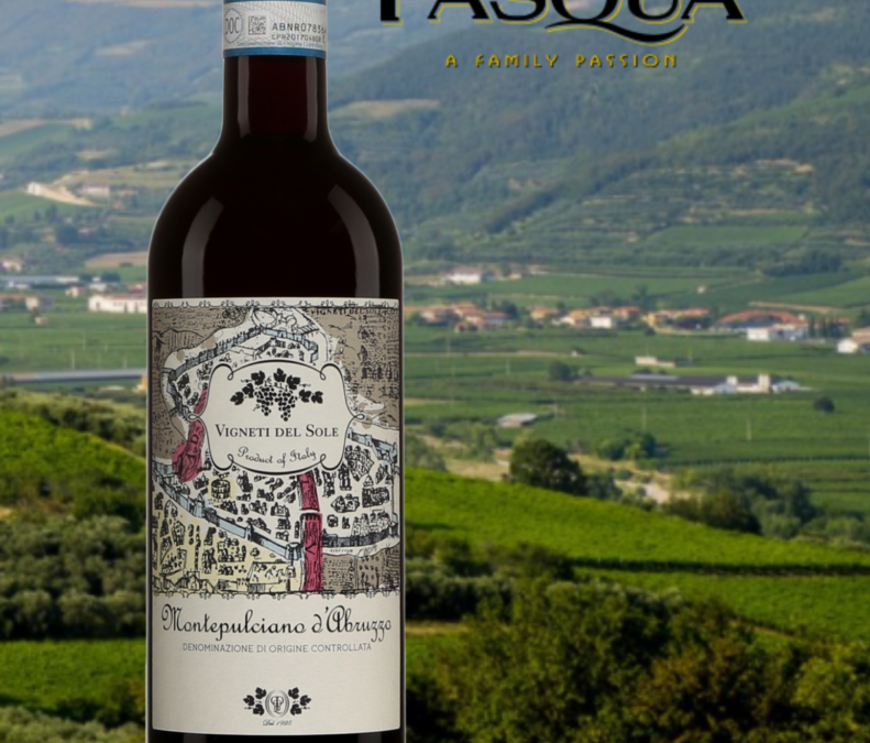Un vin de tous les jours facile à boire! Vigneti del Sole, Montepulciano d’Abruzzo.