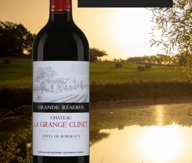 Étonnant de Côtes-de-Bordeaux Grande Réserve 2015 élaboré par Château La Grange Clinet!