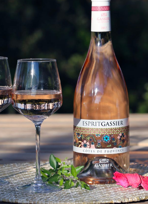 Ouverture officielle de l’été avec l’arrivée du vin rosé Esprit Gassier, 2018 !!