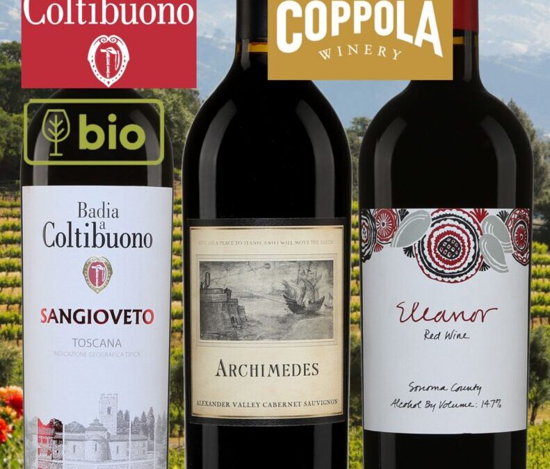 Trois vins rouges haut de gamme en quantités limitées.