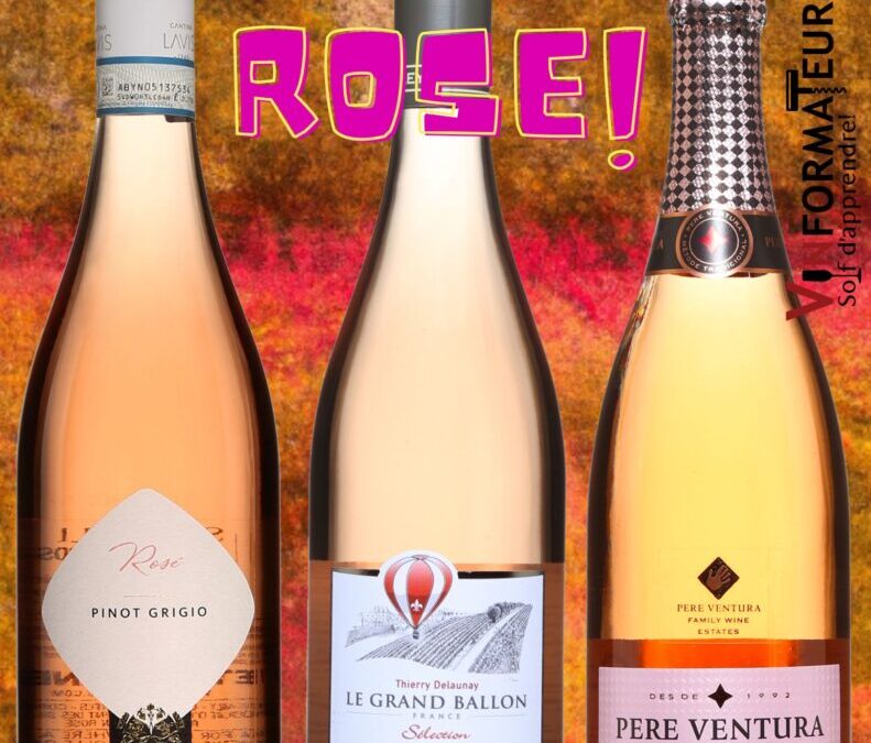 Trois vins rosés dont un Cava pour fêter l’été qui s’en vient!