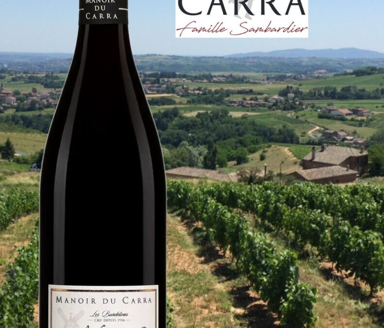 Un vin rouge du Cru Moulin-à-Vent classique et tout en fraîcheur! Les Burdelines, Manoir du Carra 2021