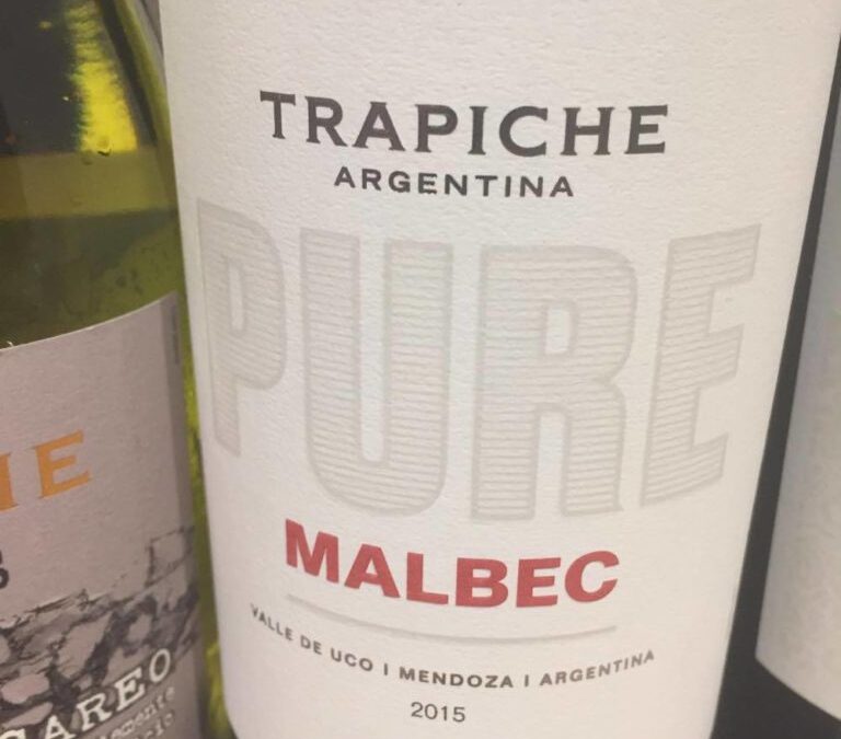 Trapiche, Pure Malbec, 2015, $16.00. Un vin BBQ idéal pour cet été!